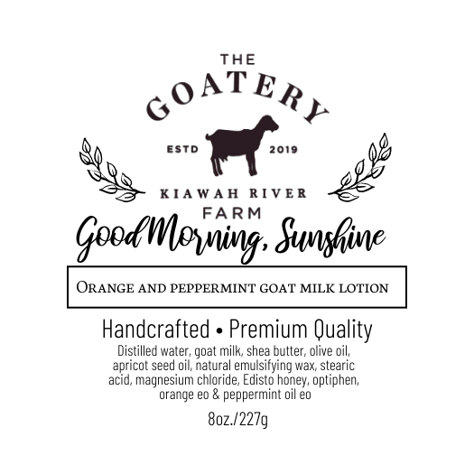 Good Morning, Sunshine Goat Milk Lotion