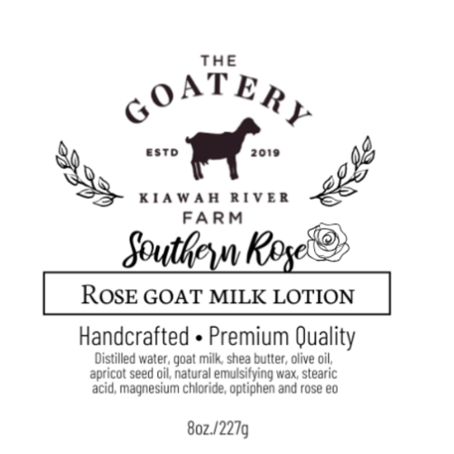 Southern Rose Goat Milk Lotion