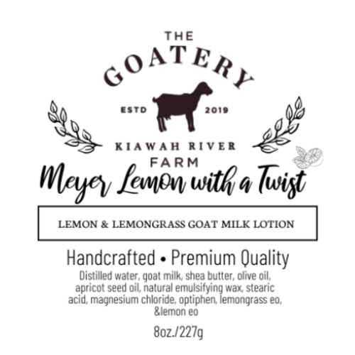 Meyer Lemon with a Twist Goat Milk Lotion