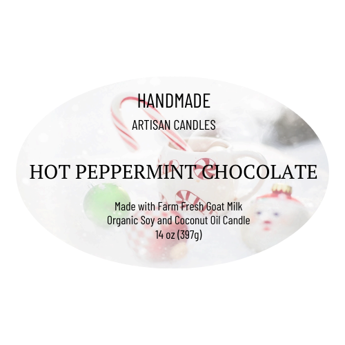 Hot Peppermint Chocolate Candle