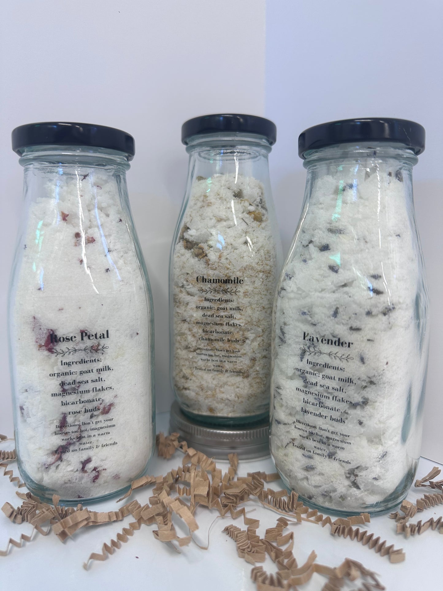 Recyclable Milk Bottle Bath Salts